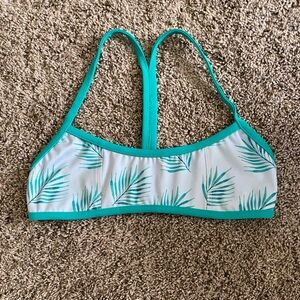 Melika reversible aqua Swim Top XS